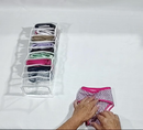 Kit 4 Organizadores de Gaveta Zelar Casa – Colmeia para Calcinhas, Cuecas e Meias com 10 Divisórias