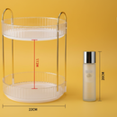 Organizador de Maquiagem Giratório – Suporte Multiuso 2/3 Andares p/ Cosméticos e Perfumes