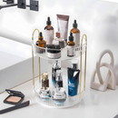 Organizador de Maquiagem Giratório – Suporte Multiuso 2/3 Andares p/ Cosméticos e Perfumes